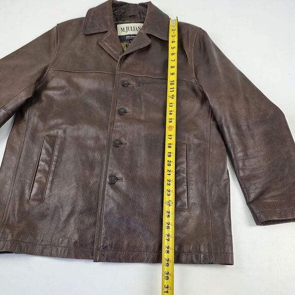 Vtg Wilsons Leather Jacket Dean Winchester Supernatural Brown Distressed Medium - Picture 4 of 14